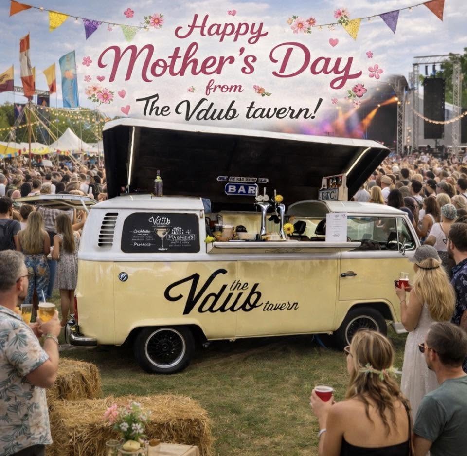 The Vdub Tavern at an outdoor festival